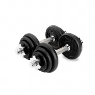 Set gantere si bara LINUO dumbbell-03-20KG