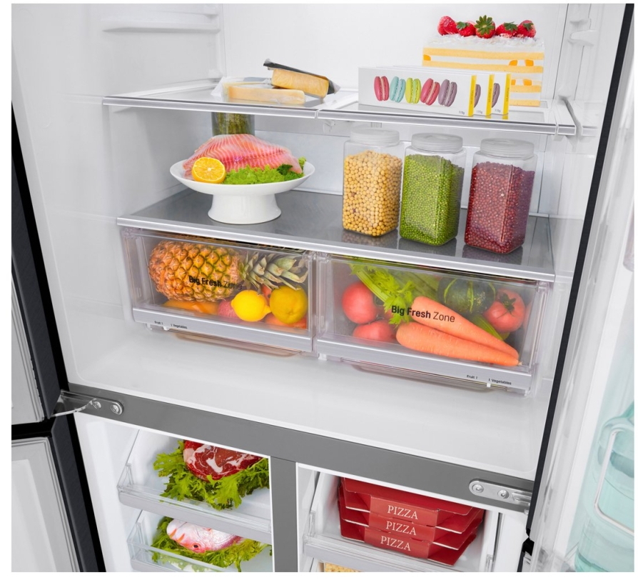 Frigider Side-by-Side LG GC-Q22FTBKL / 458 l / 178.7 cm / A+  photo 7
