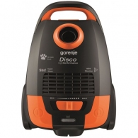 Aspirator cu sac Gorenje VCEB28DBKO, 800 W, 84 dB, Negru cu orange thumbnav 1