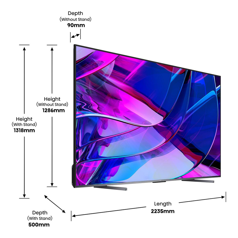 Телевизор Hisense 100U7KQ / 100" / Mini LED / UHD 4K photo 7