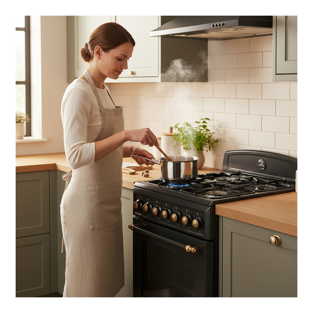 Газовая плита Eurolux KLE6640ICBKR / 4 конфорок / 60 см / Черный photo 6