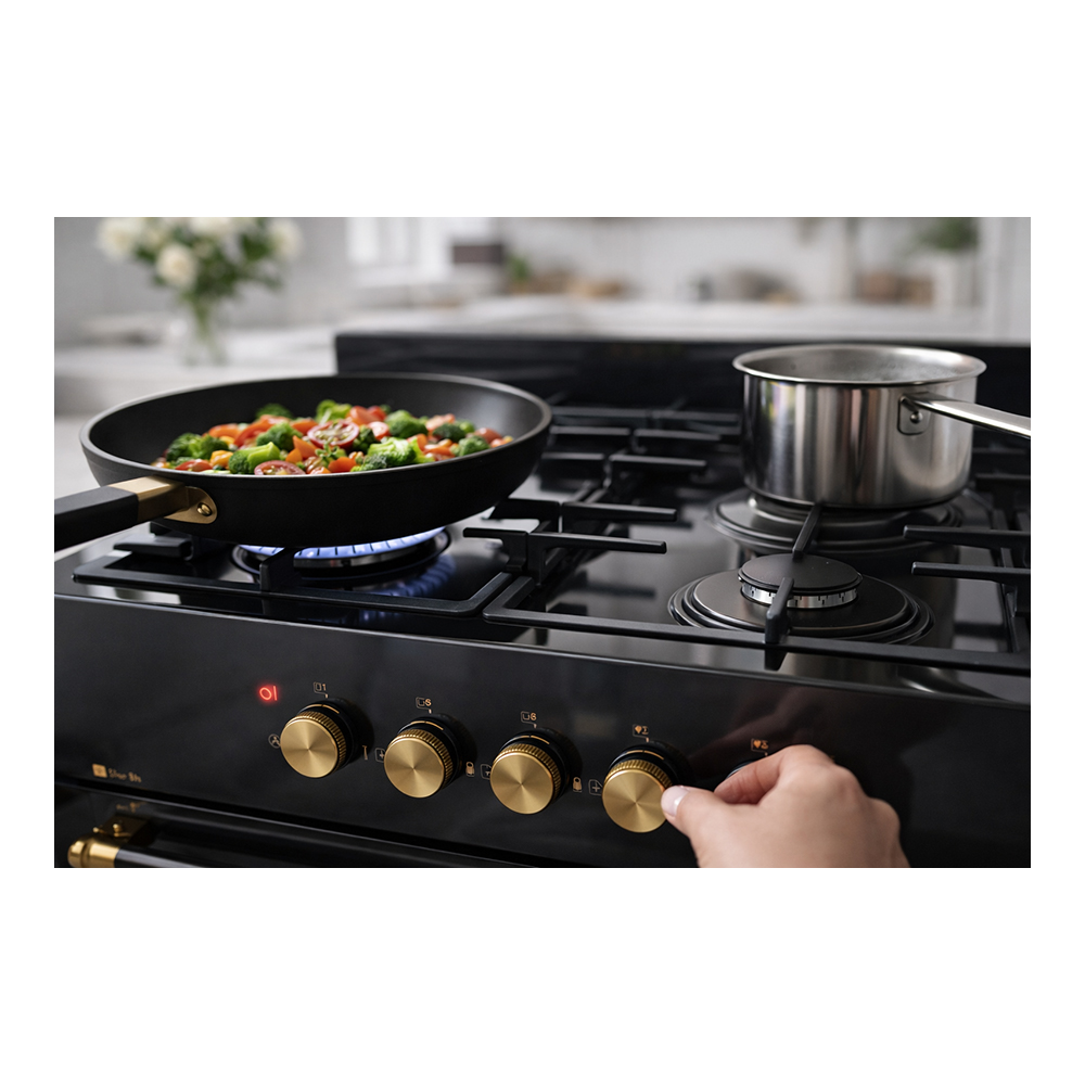 Plita de gaz Eurolux KLG6640ICBKR / 4 arzatoare / 60 cm / Negru photo 3