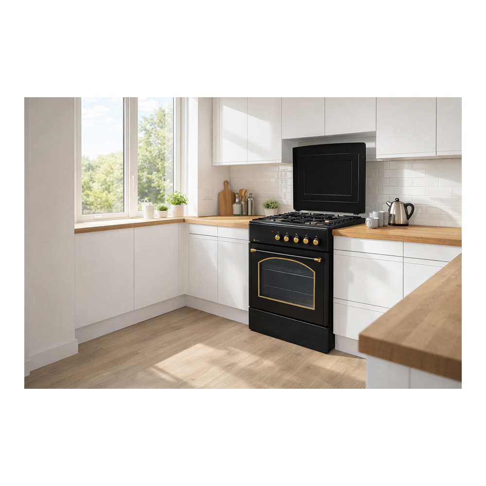 Plita de gaz Eurolux KLG6640ICBKR / 4 arzatoare / 60 cm / Negru photo 7
