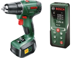 Набор из двух предметов Bosch PSR 1800 Li-2 + PLR 25, 06159940L8 thumbnav 1
