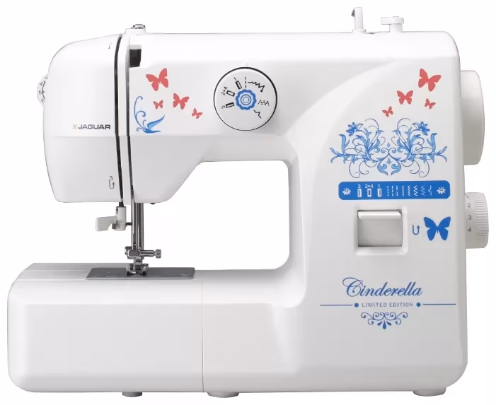 Швейная машина Jaguar Cinderella, 9 программ, Белый 