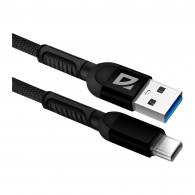 Кабель USB-A - USB-C Defender F16787103BLA thumbnav 2