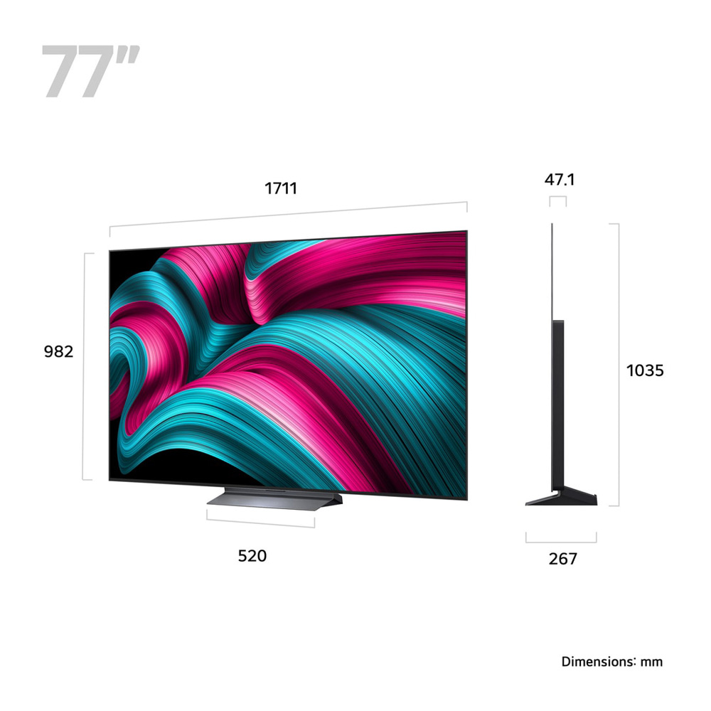 Телевизор LG OLED77C54LA / 77" / OLED / 4K UHD photo 2