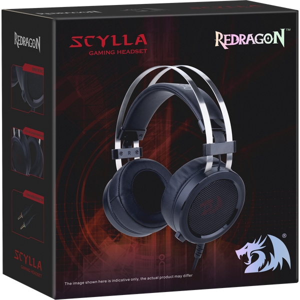 Наушники ReDragon Черный Проводные / Игровой / Черный photo 3
