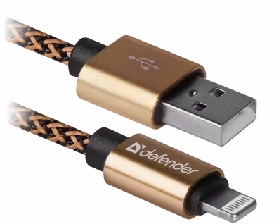 Кабель USB-A/Type-C - Lightning/Type-C/Micro USB Defender ACH0103TPROGOLD