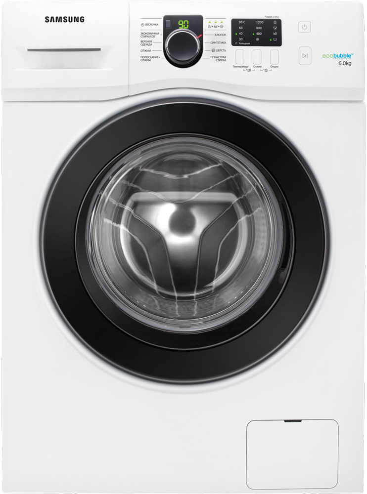 Masina de spalat Samsung WF60F1R2E2WDLD 6 kg / 1200 rot/min / A / Alb photo 1
