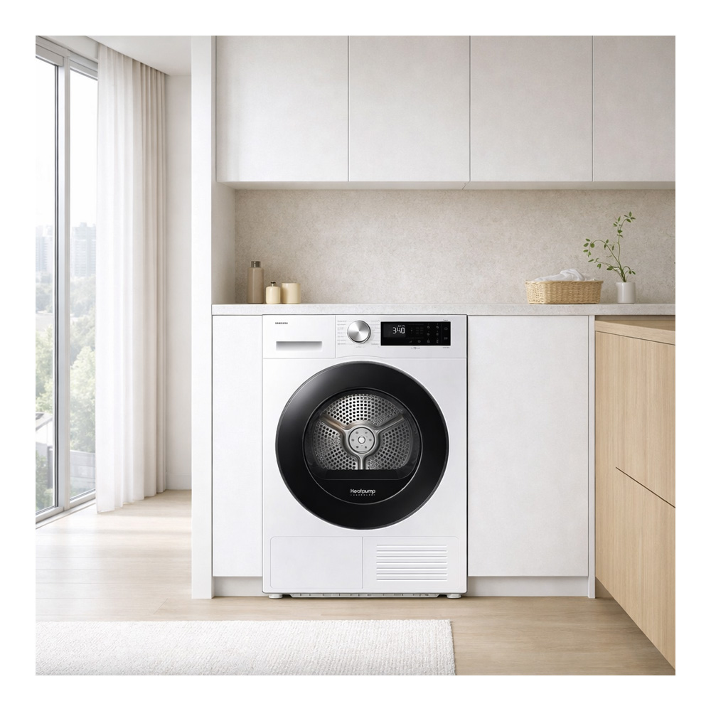 Masina de uscat rufe Samsung DV90DG52A0AELE / 9 kg / C / Alb photo 11