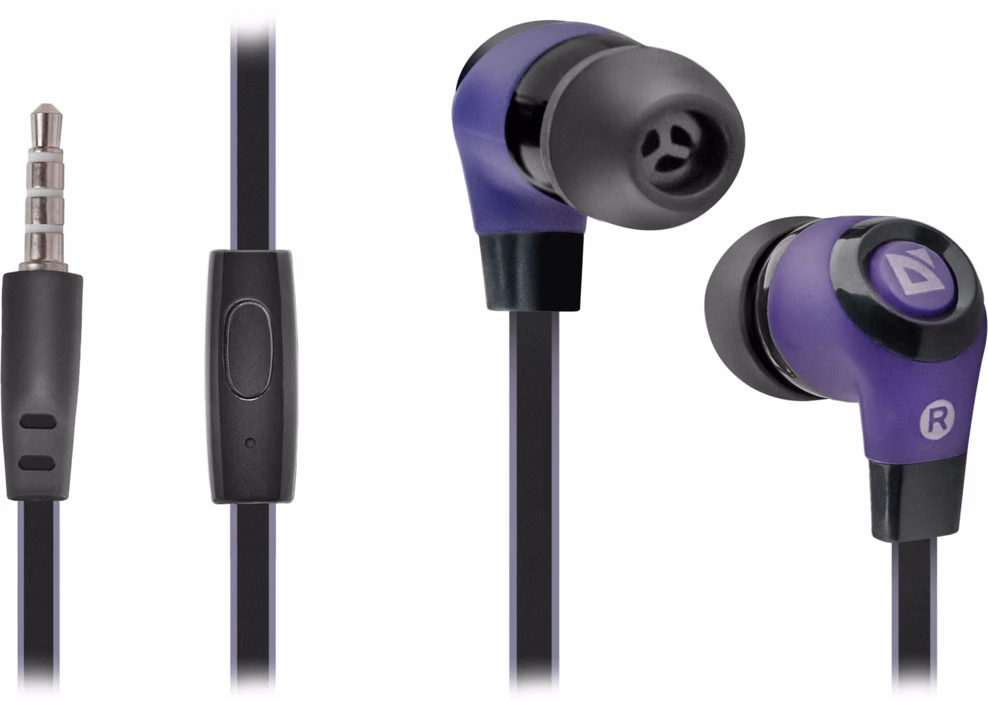 Casti p/u smartfoane  Defender Pulse 430 Black / Purple