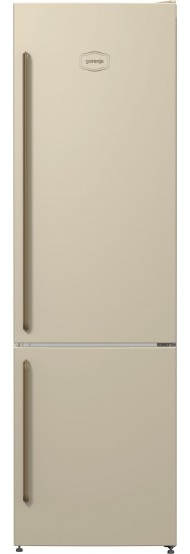 Холодильник двухдверный Gorenje NRK621CLI / 339 л / 200 см / A+ / Бежевый photo 1