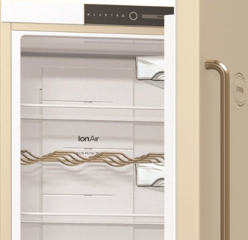 Холодильник двухдверный Gorenje NRK621CLI / 339 л / 200 см / A+ / Бежевый photo 5