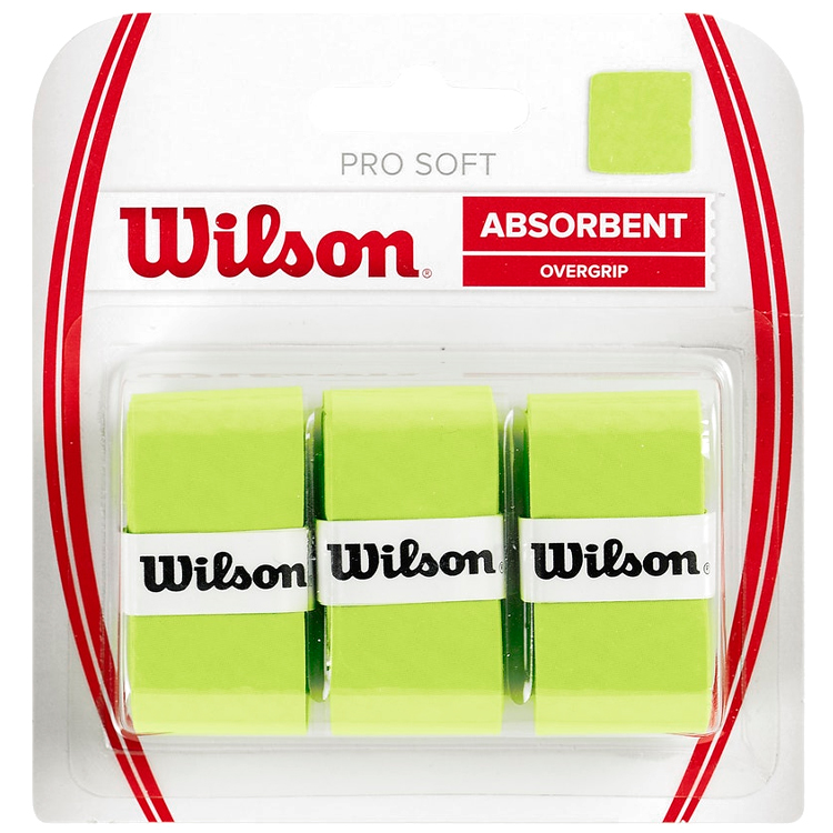 Намотки для ракетки 3 шт Wilson PRO SOFT OVERGRIP WRZ4040LI Зеленый photo 1 Намотки для ракетки 3 шт Wilson PRO SOFT OVERGRIP WRZ4040LI Зеленый photo 1