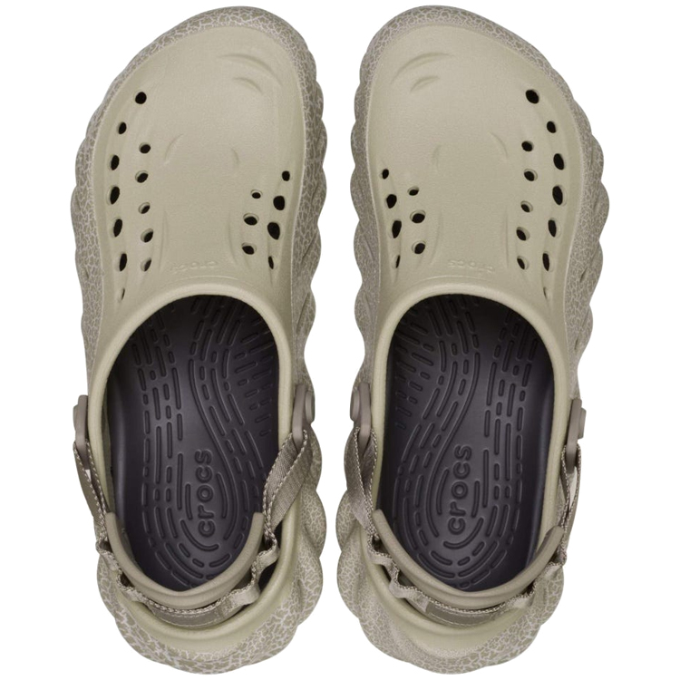Шлепанцы Crocs Echo Crackle Clog / Женский / 37-38 / Серый photo 3