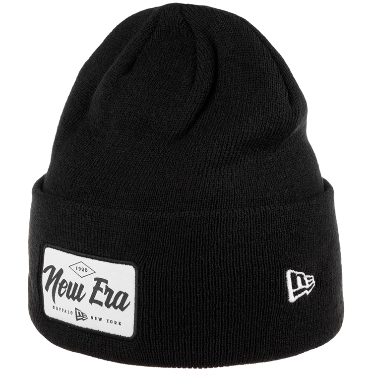 Шапка New Era Wide Cuff Patch Knit photo Шапка New Era Wide Cuff Patch Knit photo