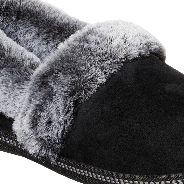 Шлепанцы Skechers COZY CAMPFIRE - TEAM TOASTY / Женский / 38.5 / Черный photo 5