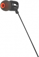 JBL Earphones 3.5mm with Mic Tune 110, Black thumbnav 2