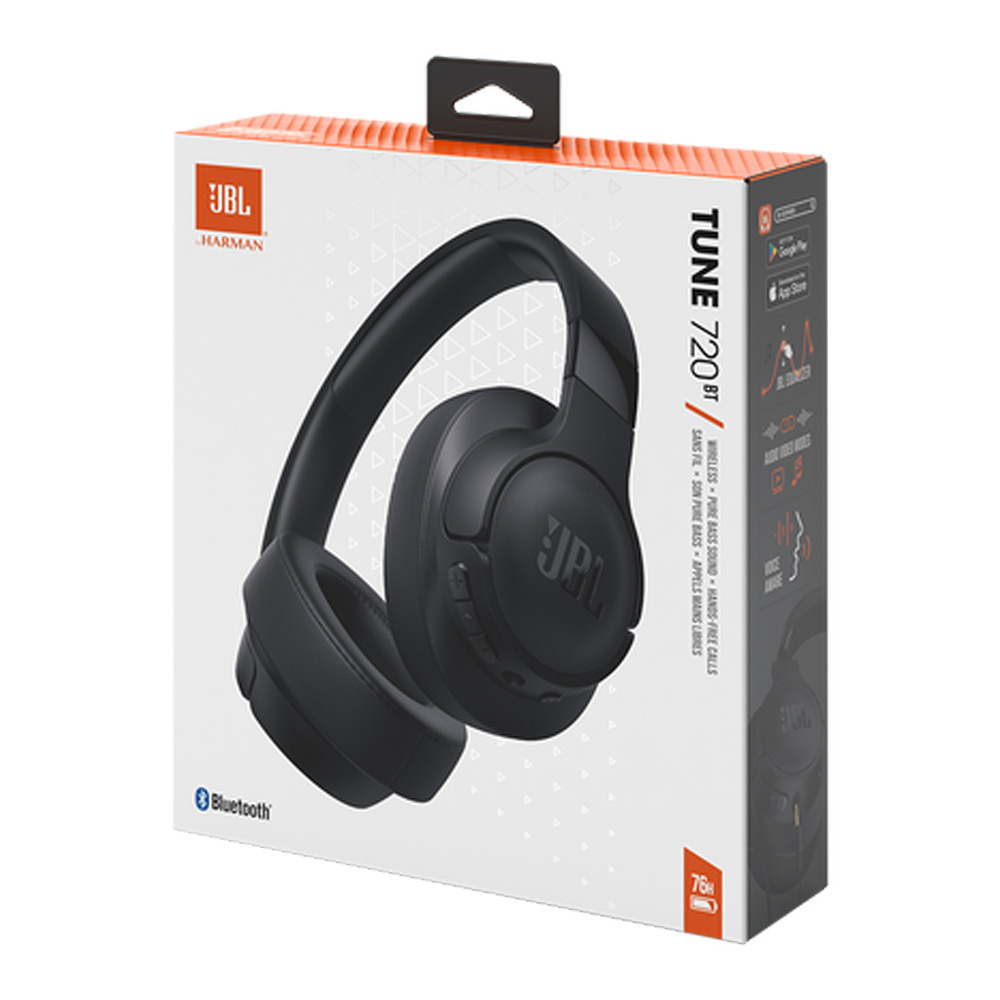 Căști JBL T720BT Black Fara fir / Home and Office / Black photo 9