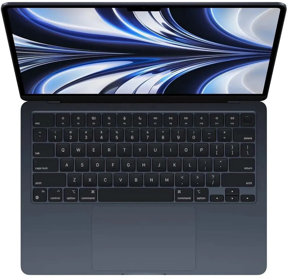 Laptop Apple Ultrabook MacBook Air 13.6 2022 13.6” / 8 GB / 256 GB / M2 / M2 / Negru photo 5