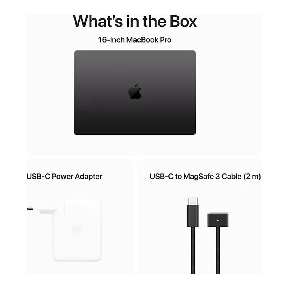 Laptop Apple Ultrabook MacBook Pro 16.2 2023 16.2” / 18 GB / 512 GB / M3 Pro / M3 Pro / Negru photo 7