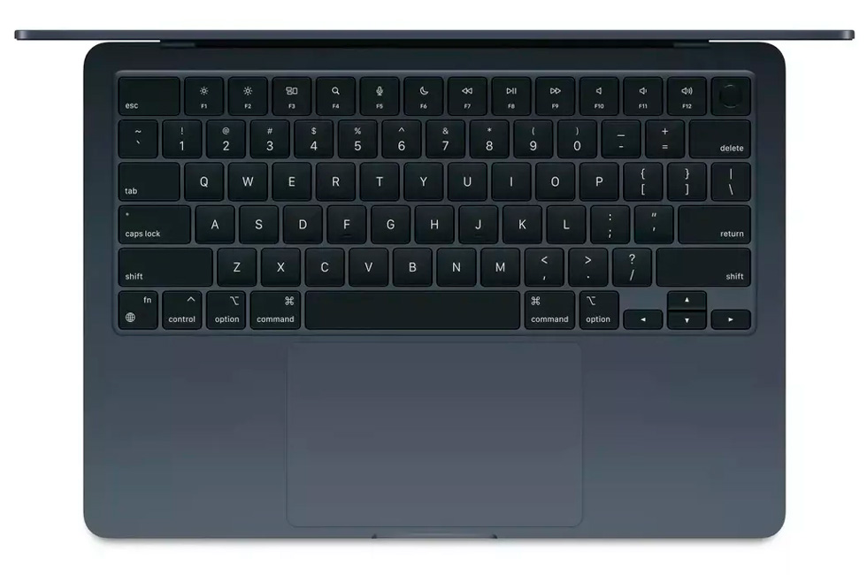 Laptop Apple Ultrabook MacBook Air 13.6 2024  13.6” / 8 GB / 256 GB / M3 / M3 / Negru cu sur photo 2