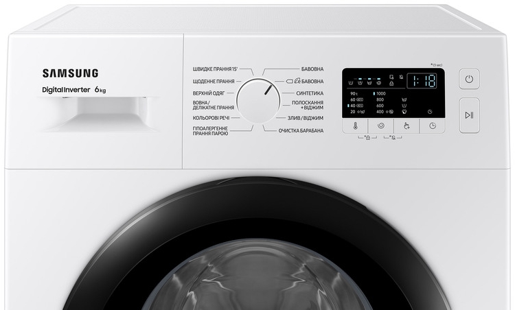 Стиральная машина Samsung WW60A3100BELP 6 кг / 1000 об/мин / A+++ / Белый photo 5