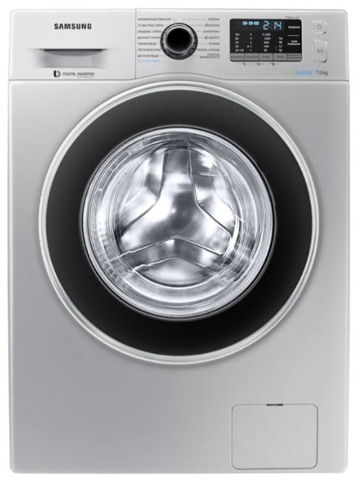 Стиральная машина Samsung WW70J52E0HSDLP 7 кг / 1200 об/мин / A / Cерый photo 1