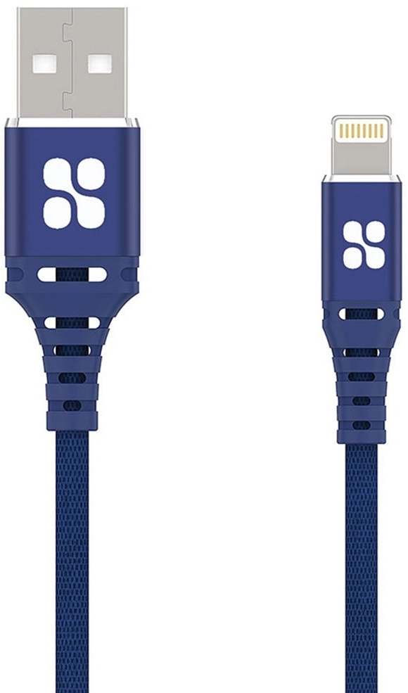 Кабель USB-A - Lightning Promate NERVELINK-I.BLUE 1.2m