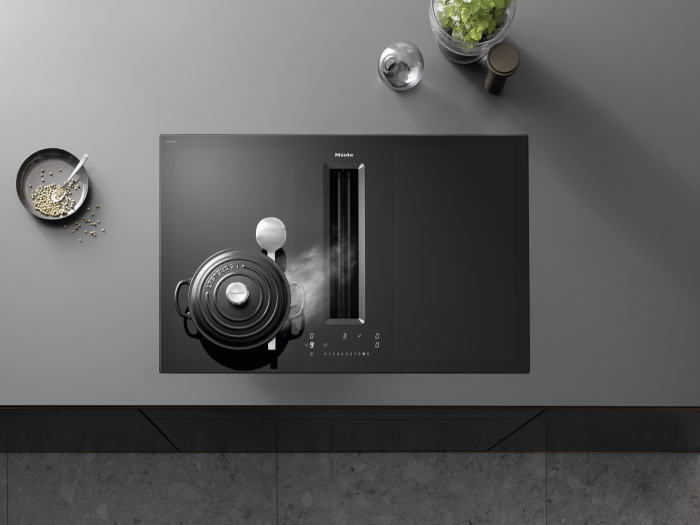 Plita incorporabila inductie cu hota Miele KMDA7676 FL-U photo 3