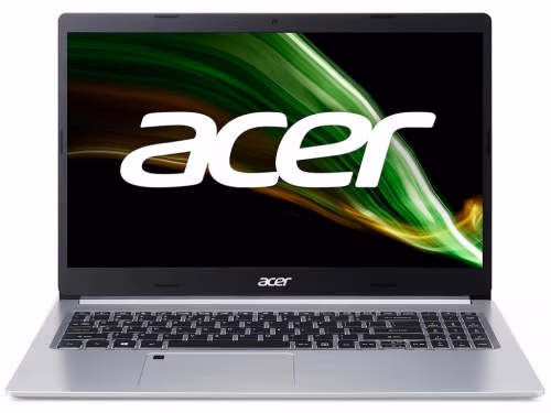 Ноутбук Acer A51545R7LZ, Ryzen 5, 8 ГБ ГБ, Серебристый 