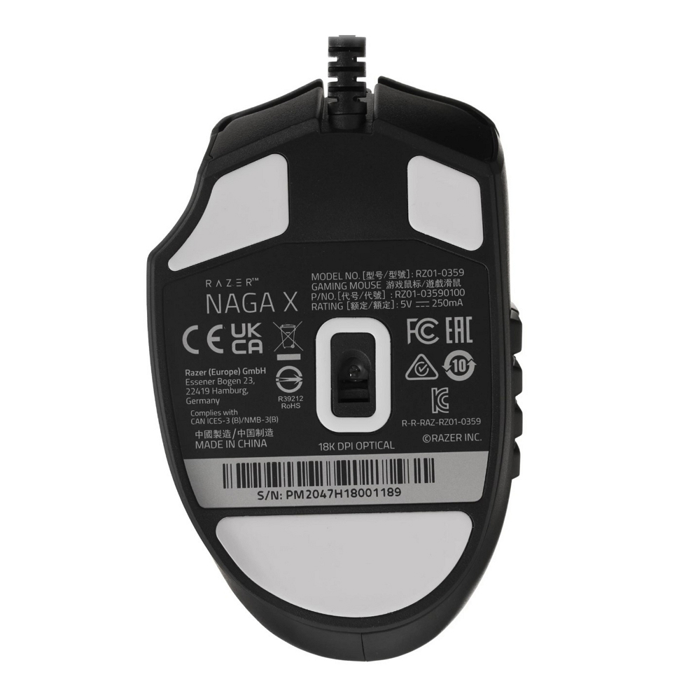 Mouse Razer Naga X, RZ0103590100R3M1 Negru / Optic / Negru photo 2