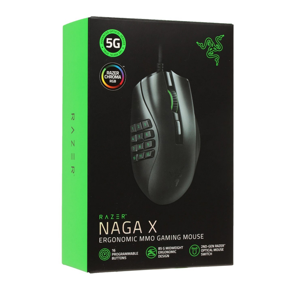 Mouse Razer Naga X, RZ0103590100R3M1 Negru / Optic / Negru photo 7