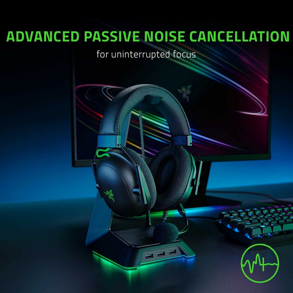 Наушники Razer Черный с зеленым Проводные / Игровой / Черный с зеленым photo 4