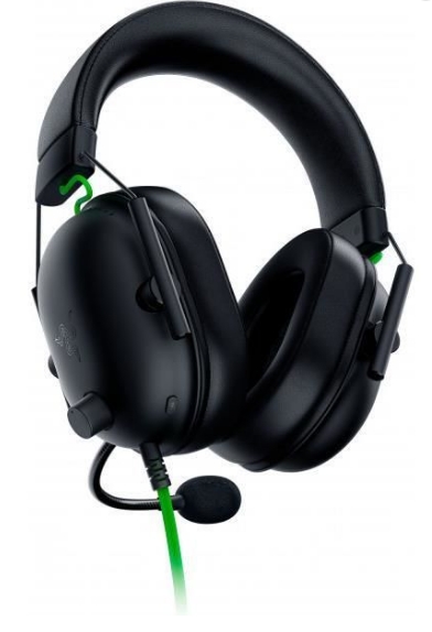 Наушники Razer BlackShark V2 X Черный-зеленый Проводные / Игровой / Черный-зеленый photo 2