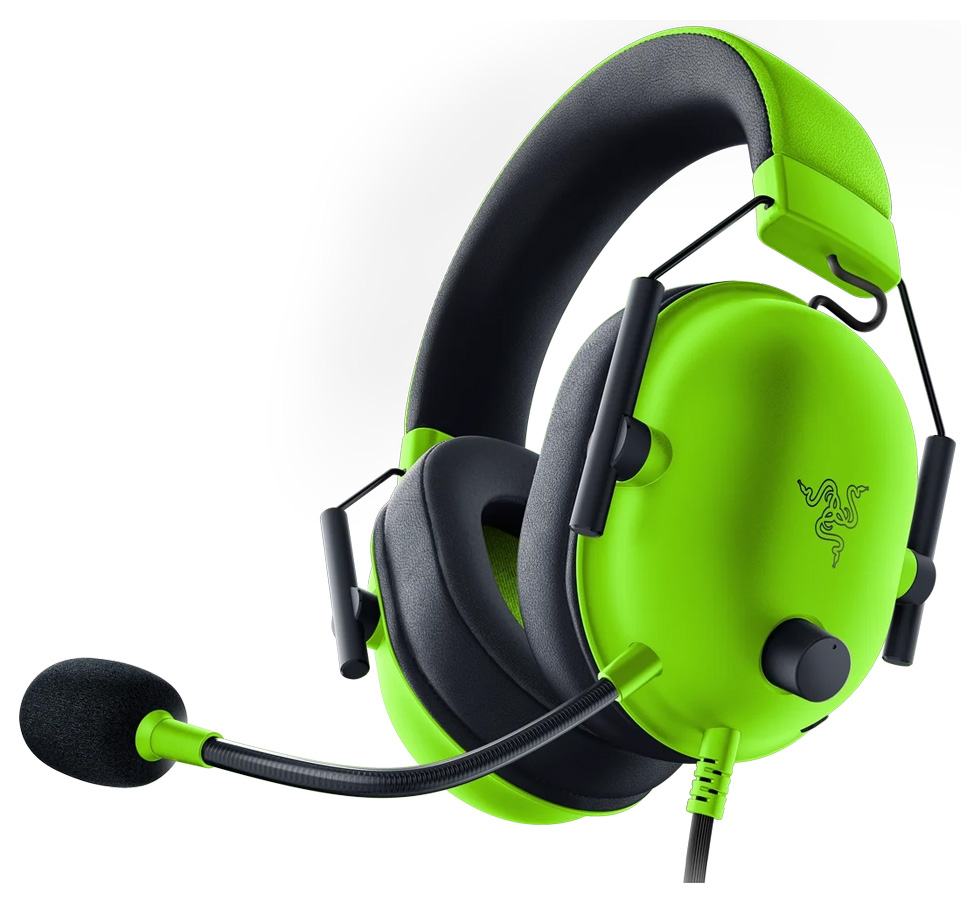 Căști Razer BlackShark V2 X Green Cu fir / Gaming / Green photo 3