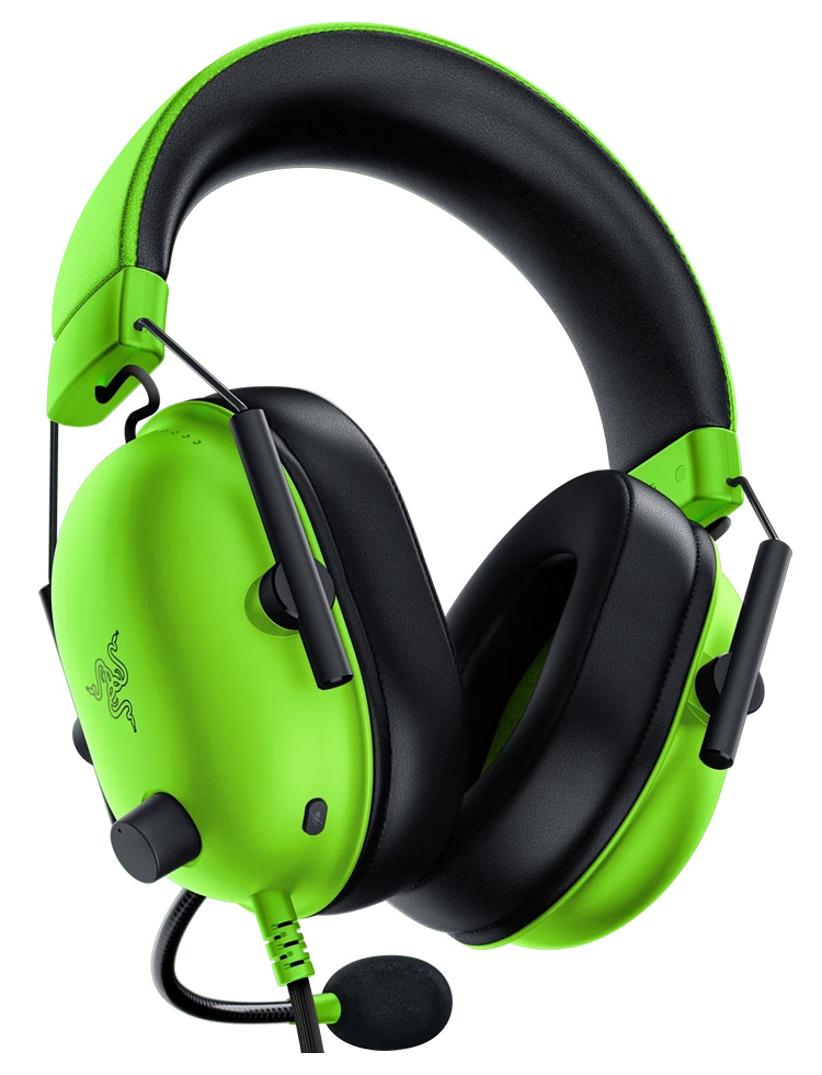 Căști Razer BlackShark V2 X Green Cu fir / Gaming / Green photo 4