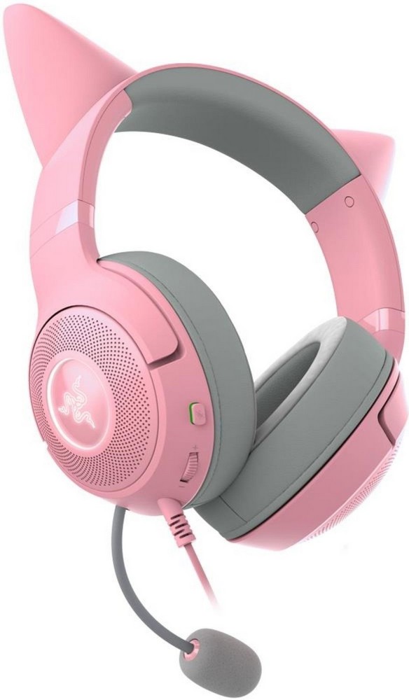 Căști Razer Kraken Kitty V2 Roz Cu fir / Gaming / Roz photo 3