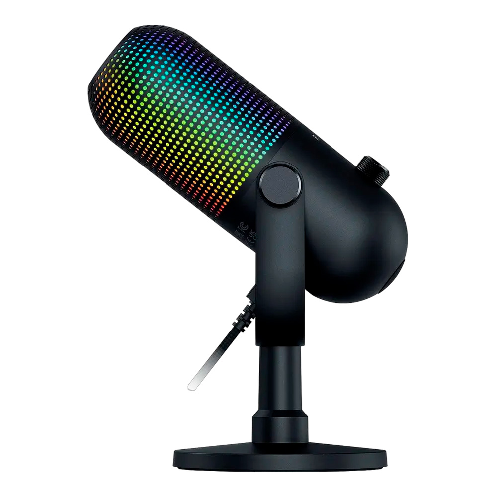 Microfon PC Razer Seiren V3 Chroma 32-Bit DSP Black photo 6