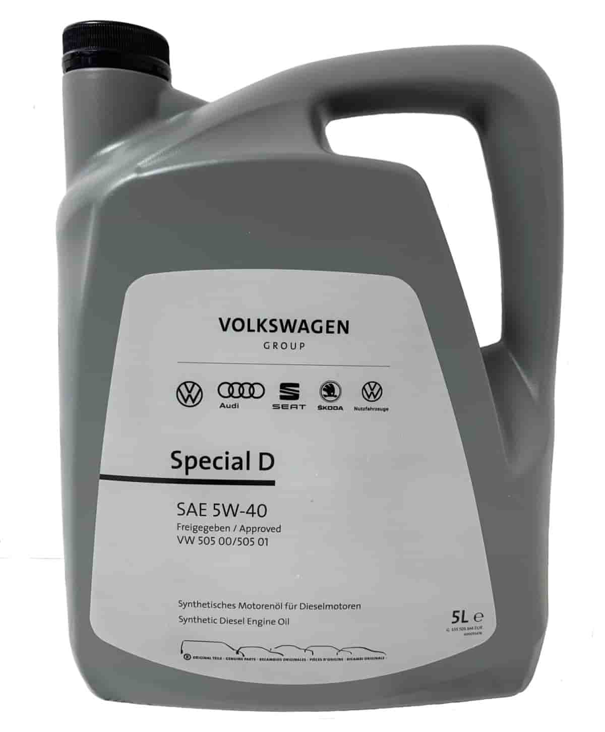 Моторное масло VAG 5W-40 5 л /Синтетическое /Дизельный photo 1