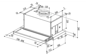 Hota telescopica Faber EG8 AM/XA60 thumbnav 3