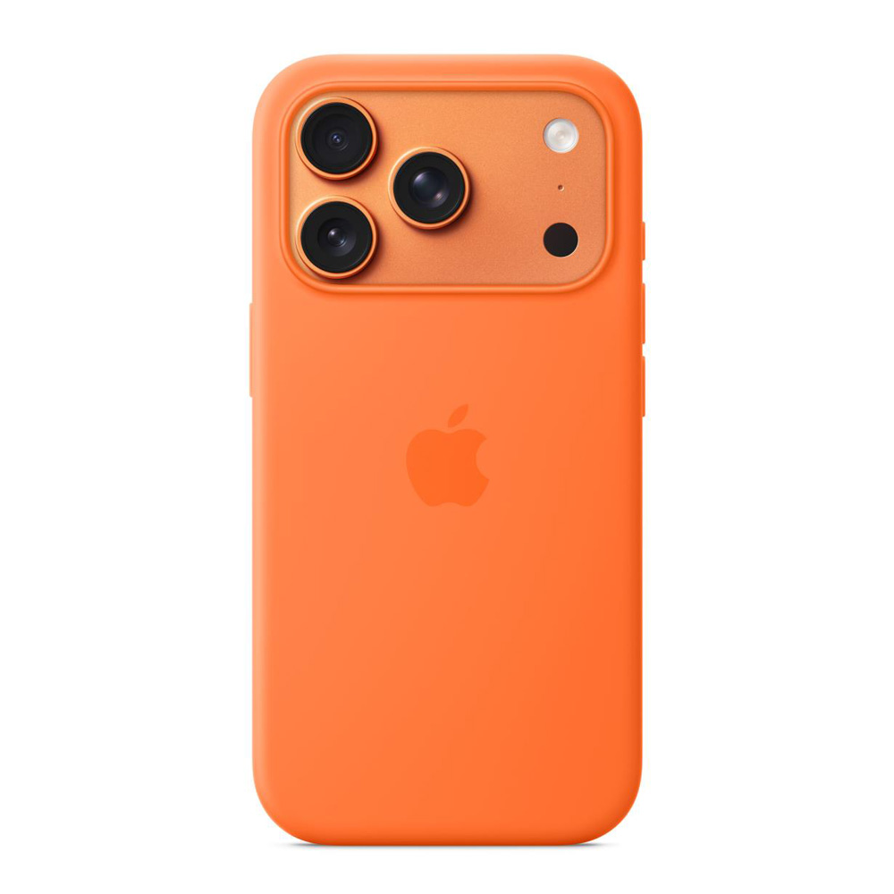 Husa Apple iPhone 17 Pro Silicone Case with MagSafe, Orange (MGFE4ZMA) photo 1