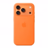 Husa Apple iPhone 17 Pro Silicone Case with MagSafe, Orange (MGFE4ZMA)