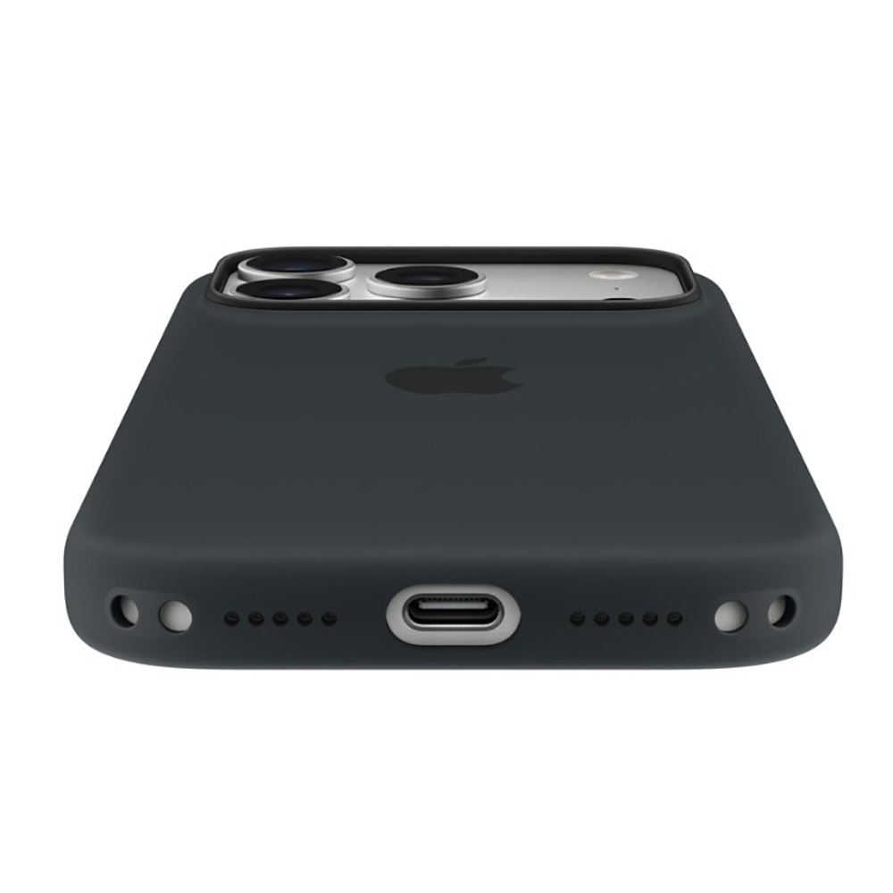 Чехол Apple iPhone 17 Pro Silicone Case with MagSafe, Black (MGFK4ZMA) photo 5