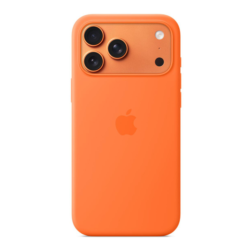 Husa Apple iPhone 17 Pro Max Silicone Case with MagSafe, Orange (MGFL4ZMA) photo 1