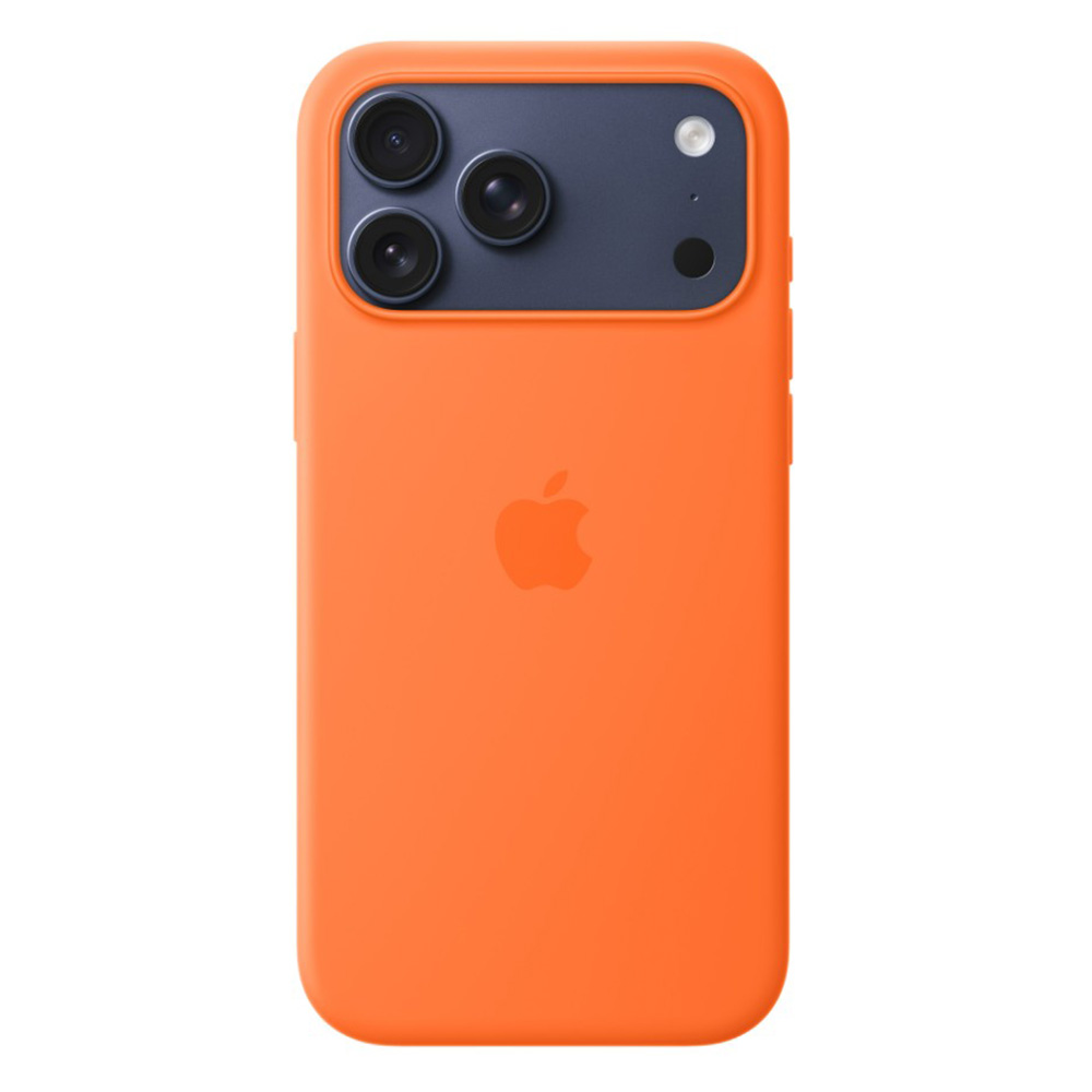 Чехол Apple iPhone 17 Pro Max Silicone Case with MagSafe, Orange (MGFL4ZMA) photo 2