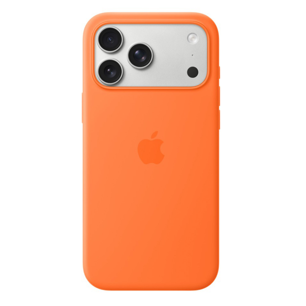 Чехол Apple iPhone 17 Pro Max Silicone Case with MagSafe, Orange (MGFL4ZMA) photo 3