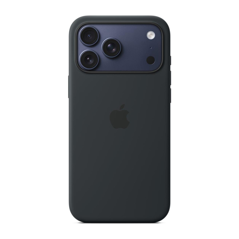 Husa Apple iPhone 17 Pro Max Silicone Case with MagSafe, Black (MGFR4ZMA) photo 2