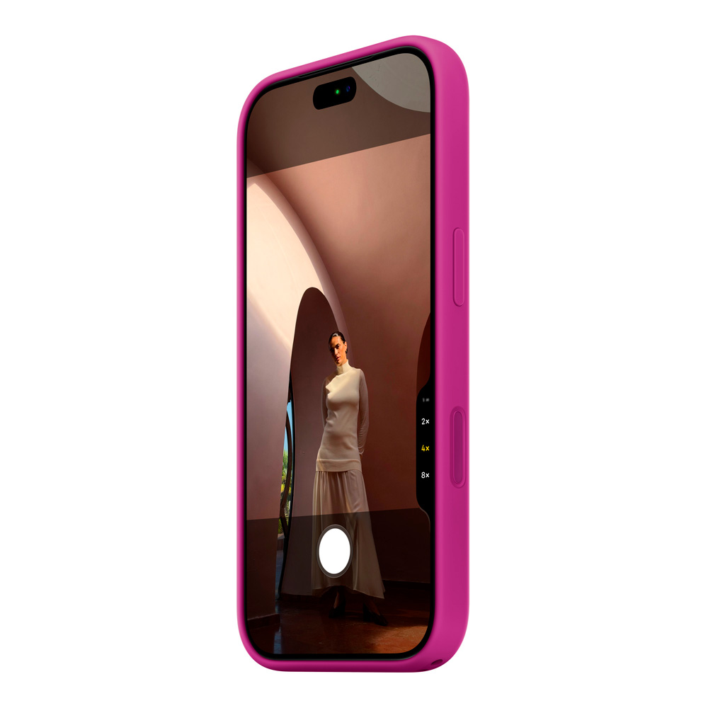 Husa Apple iPhone 18 Pro Silicone Case with MagSafe - Magenta (MK8T4ZM/A) photo 5